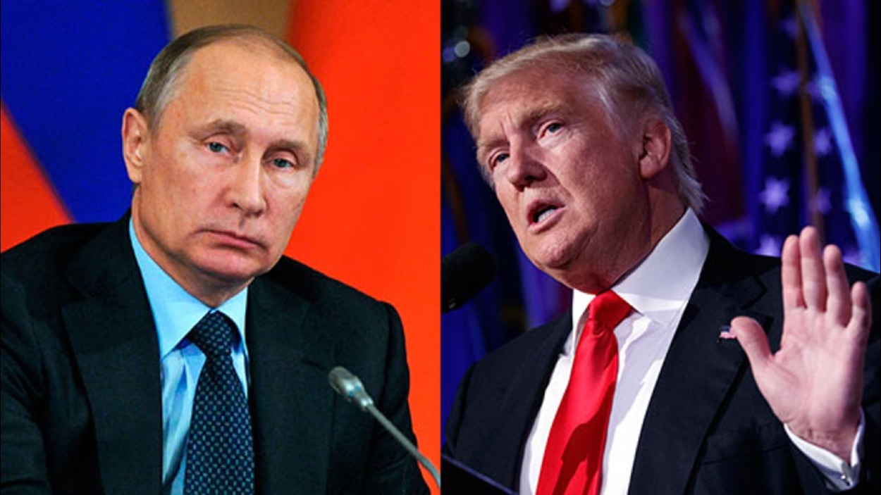 Donald Trump a Vladimír Putin 