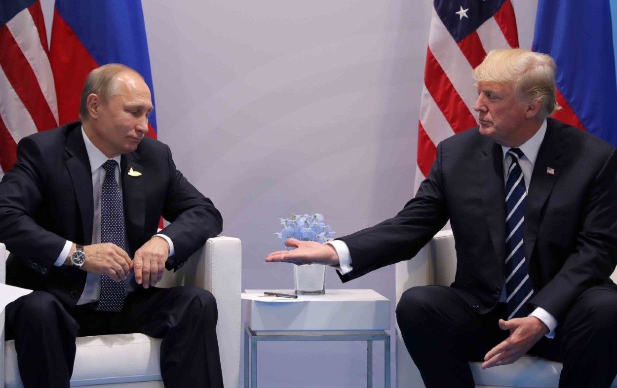 Donald Trump a Vladimír Putin