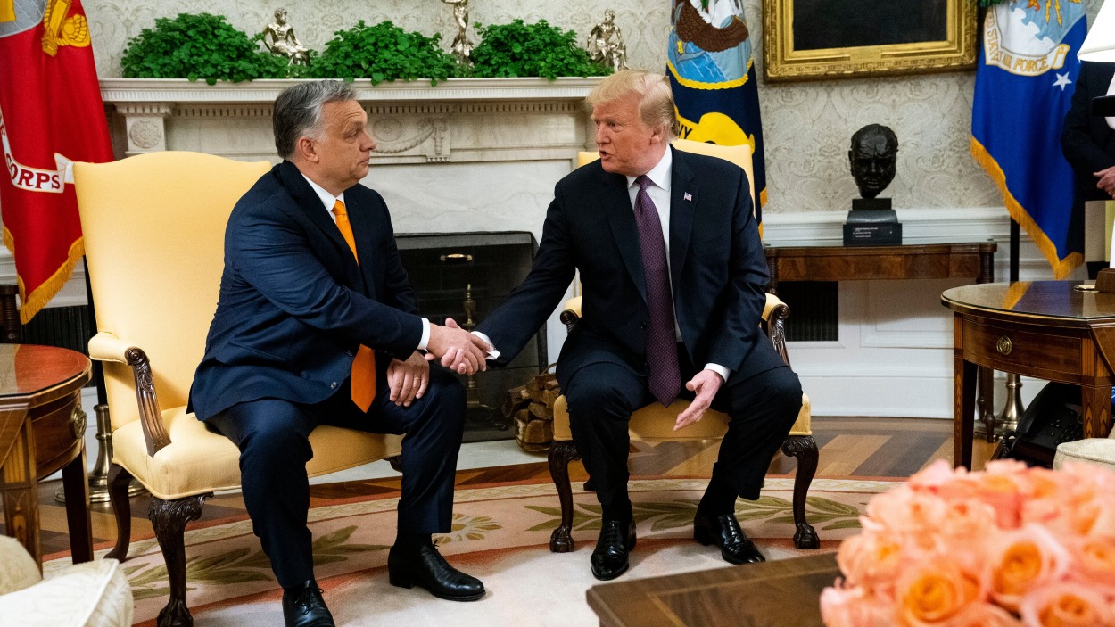 Donald Trump a Viktor Orbán