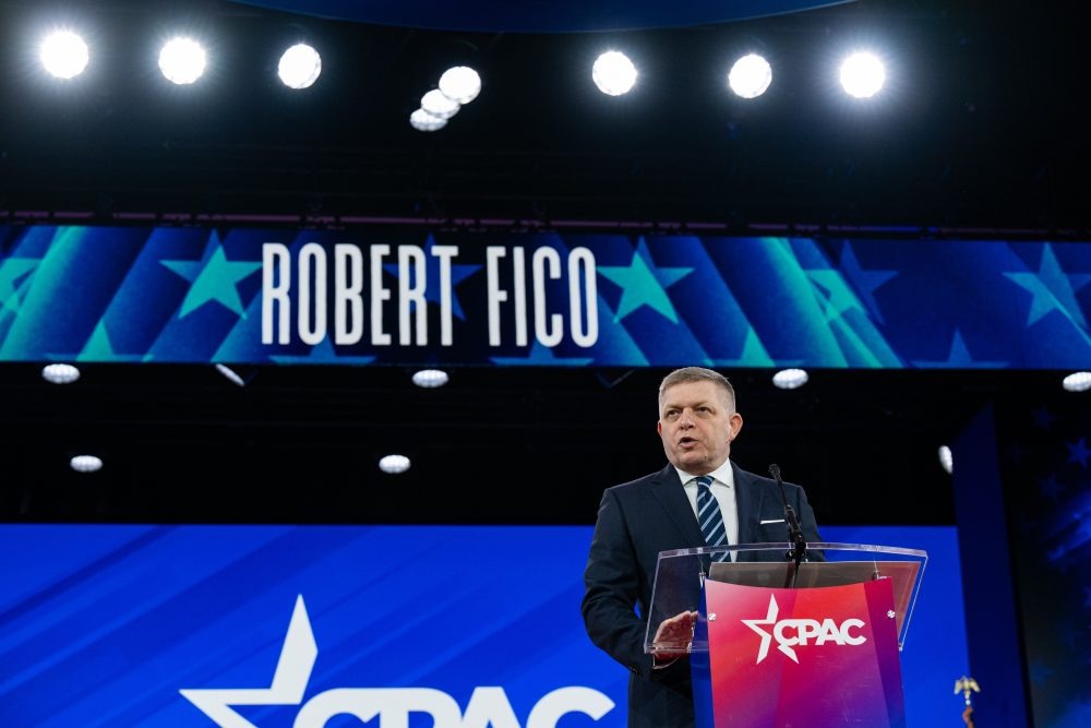  Premiér Robert Fico na Konferencii konzervatívnej politickej akcie (CPAC) vo Washingtone