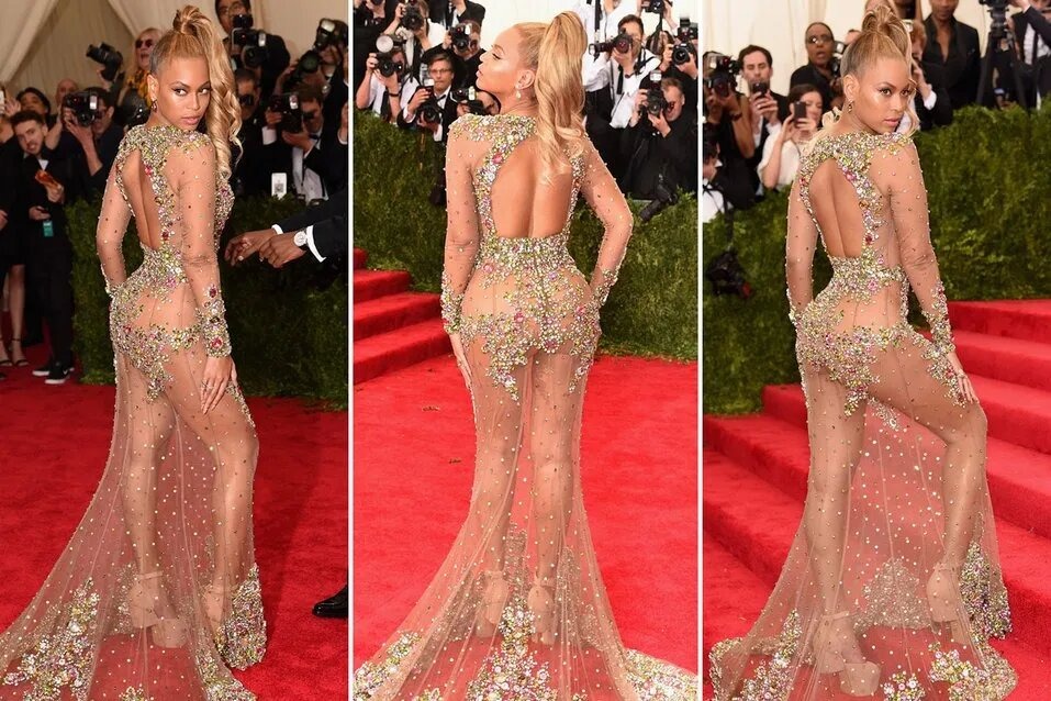 Beyoncé sa v roku 2015 na Met Gala objavila v šatách od Givenchy.