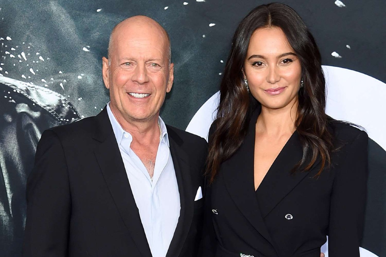 Bruce Willis s manželkou Emmou