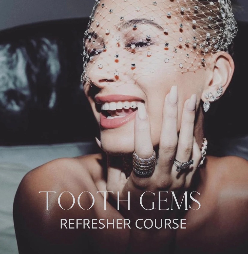 Hailey Bieber s tooth gems