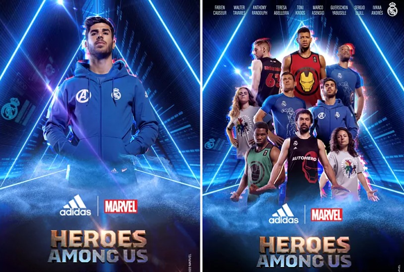 'Hrdinovia medzi nami', bude prvá spolupráca s Avengers a prvá tematická kolekcia Adidas v histórii klubu