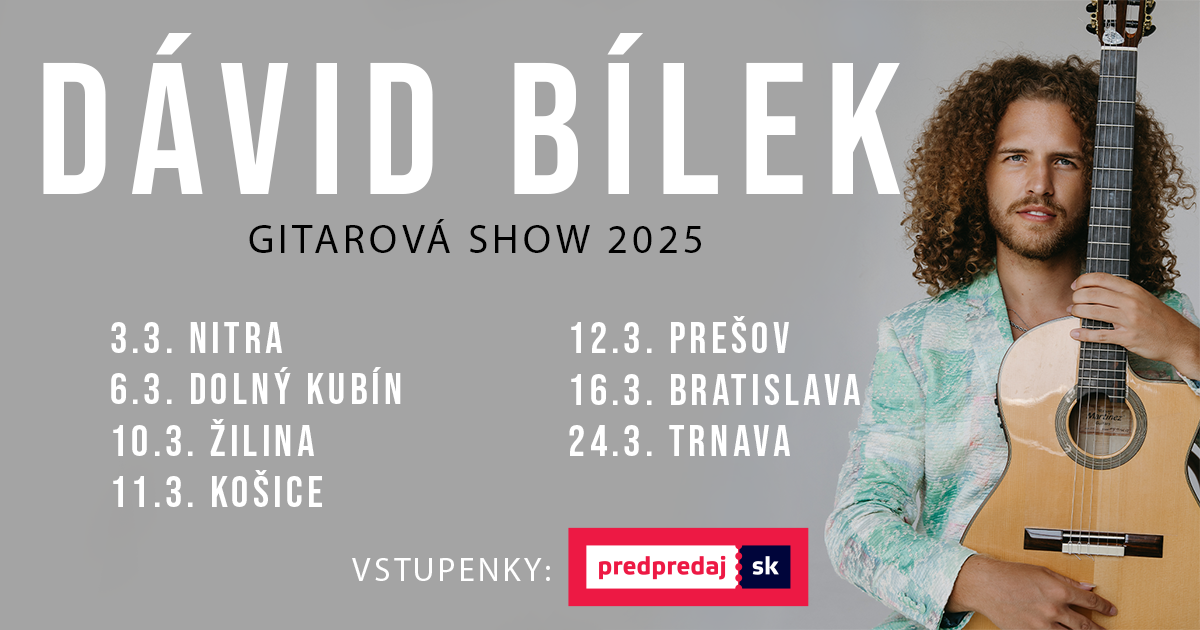 Dávid Bílek gitarová show 2025