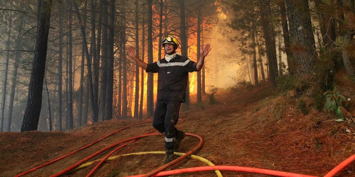 Zápach z požiaru lesa v New Jersey je cítiť až v New Yorku