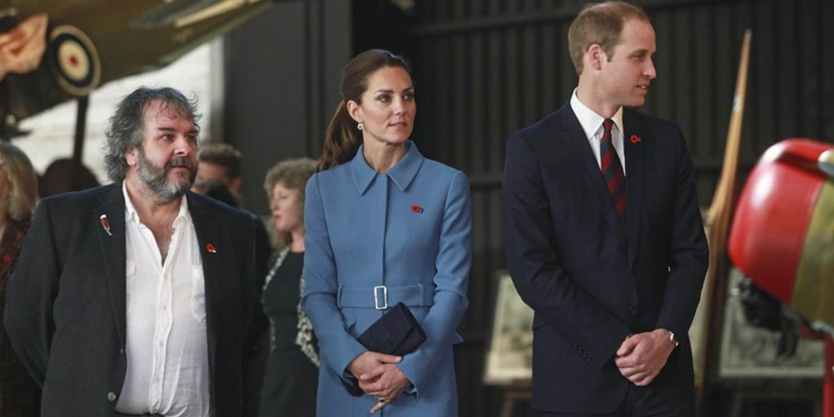 Princ William a Kate sa stretli s režisérom Petrom Jacksonom