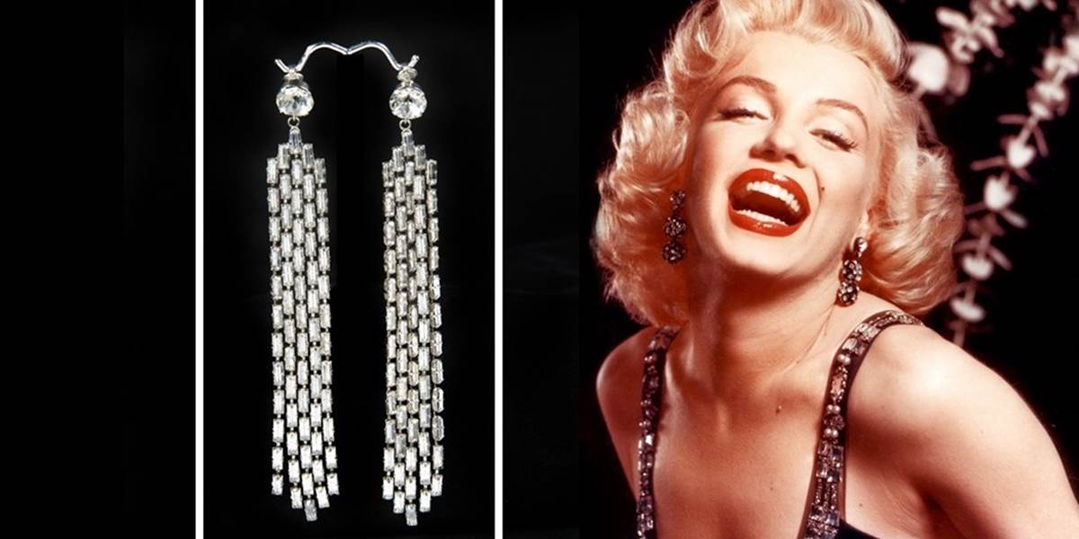 Náušnice Marilyn Monroe vydražili za 185-tisíc dolárov