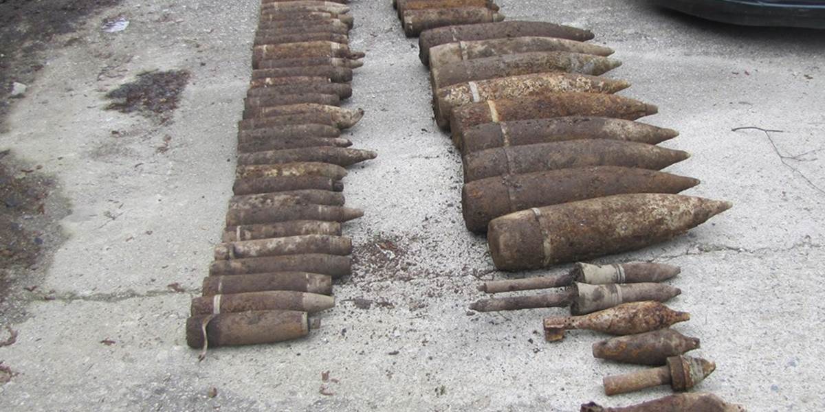 Za obcou Kopčany našli pol tony munície z 2. svetovej vojny