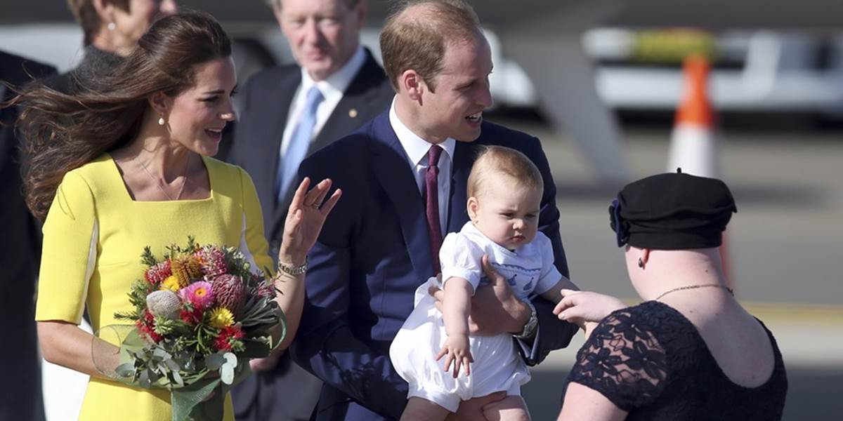 Princ William s manželkou a synom pricestovali na návštevu Austrálie