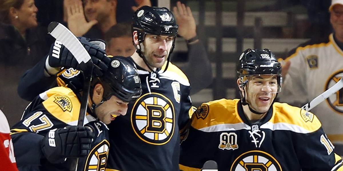 NHL: Chára pomohol gólom k vyrovnaniu série Bostonu s Detroitom