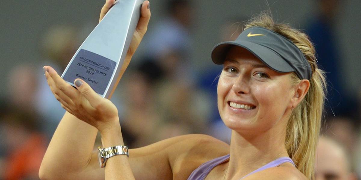 WTA Stuttgart: Šarapovová uzavrela čistý hetrik triumfov