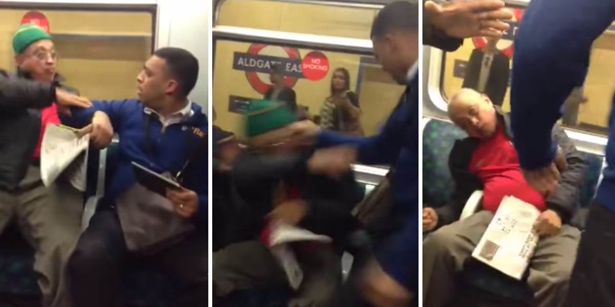 VIDEO Bitka v londýnskom metre: Muž knokautoval starčeka!