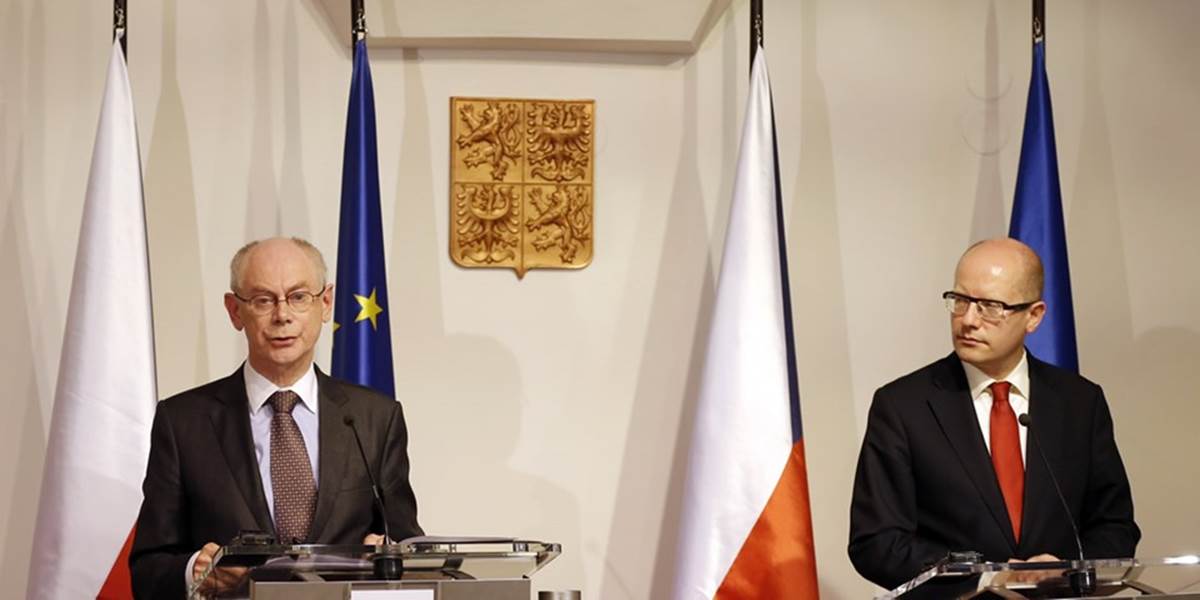 Van Rompuy v Prahe: Vstup do EÚ mal na Českú republiku pozitívny vplyv