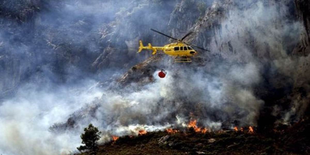 Požiar v okolí pláží na Costa Blanca zničil 40 hektárov lesa
