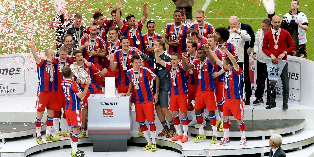 Pšeničné pivo a kožené nohavice, Bayern oslavoval 24. nemecký titul