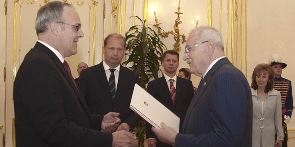 Ivan Gašparovič prijal švajčiarskeho veľvyslanca