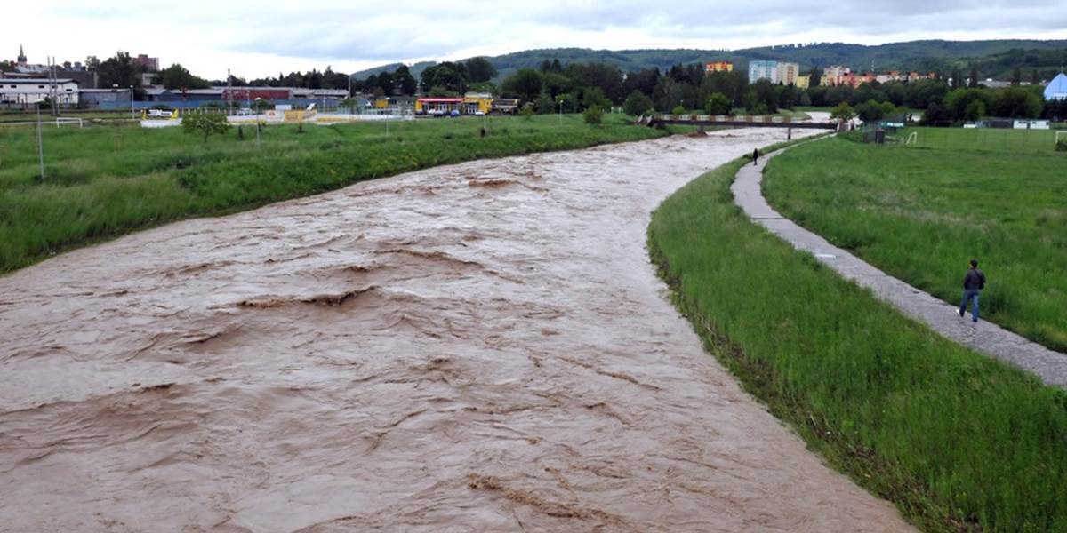 Tretí povodňový stupeň už len na rieke Torysa