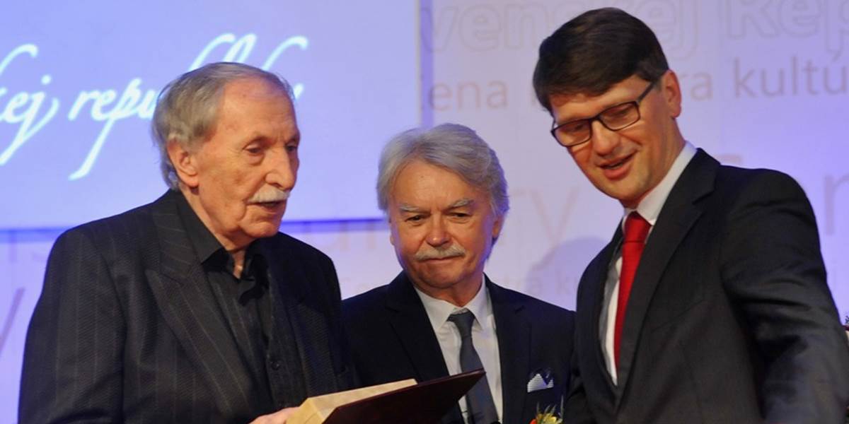 Marek Maďarič udelil Ceny ministra kultúry za rok 2013 v oblasti umenia