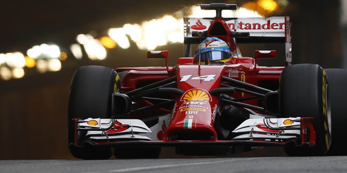 F1: V druhom tréningu v Monaku najrýchlejší Alonso