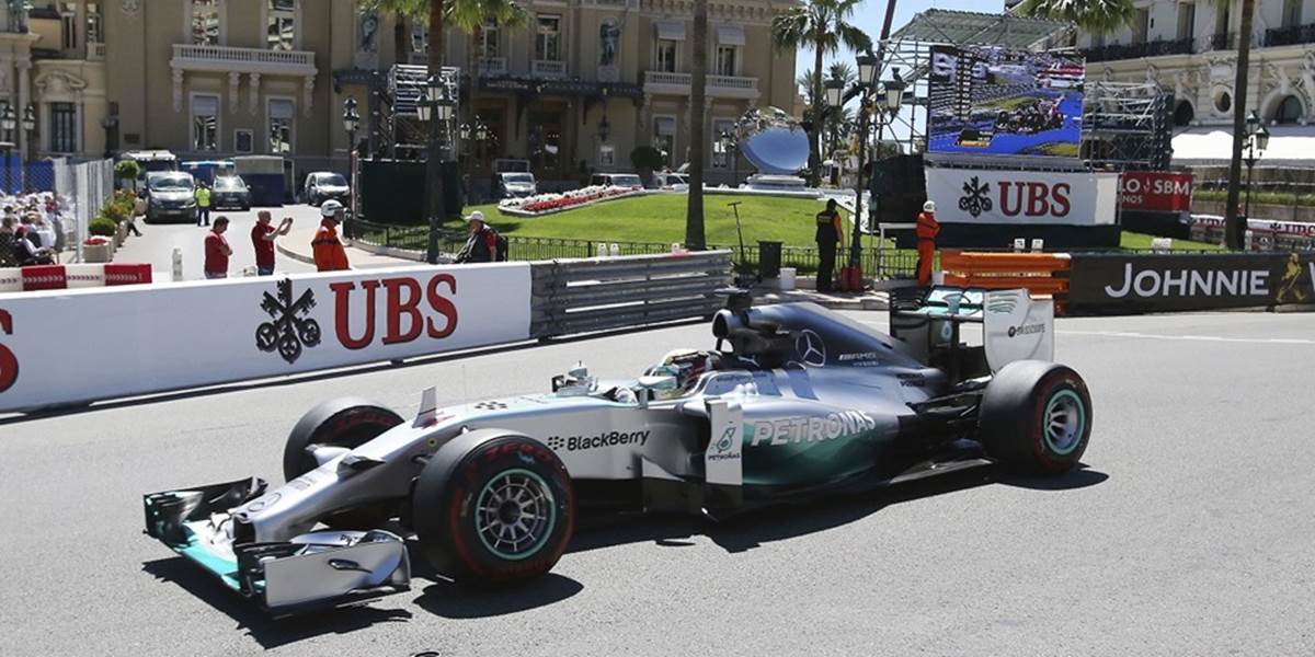 Hamilton vyhral tretí tréning v Monaku