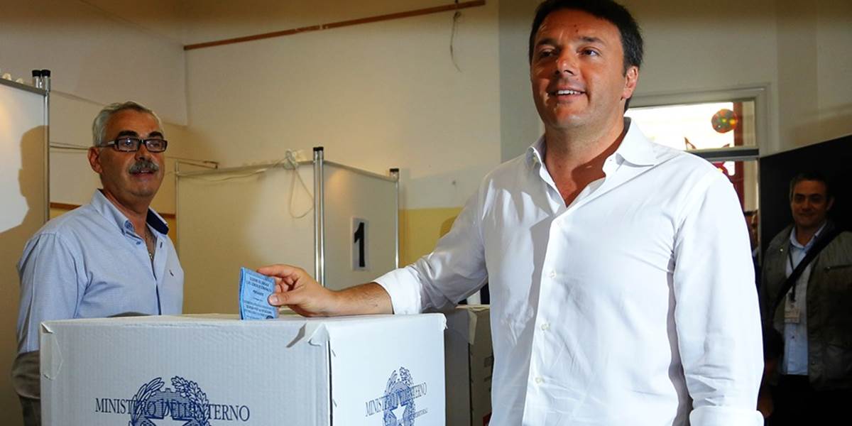 Väčšina Talianov v eurovoľbách podporila Renziho stranu