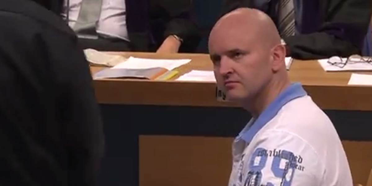 Slovák Maslák z vydieračského gangu sa obhajoval v súdnej sieni celkovo deväť hodín!