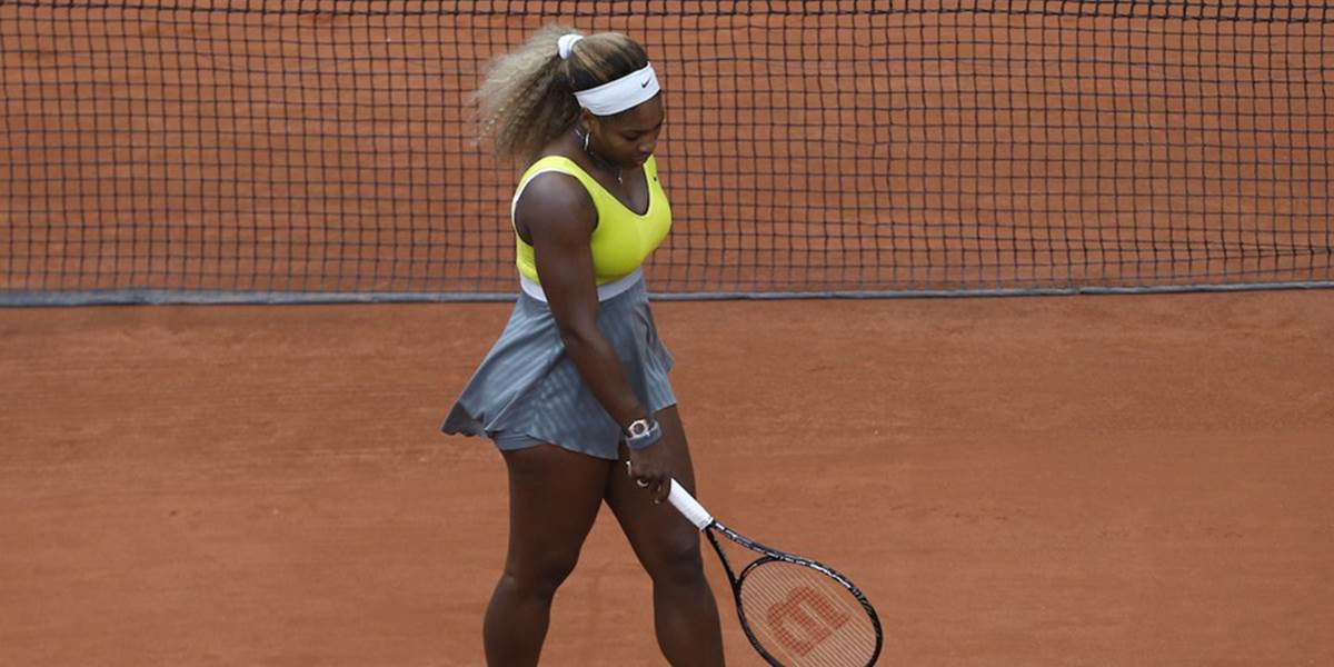 Roland Garos: Serena prvý raz na G4 neuhrala aspoň 5 hier