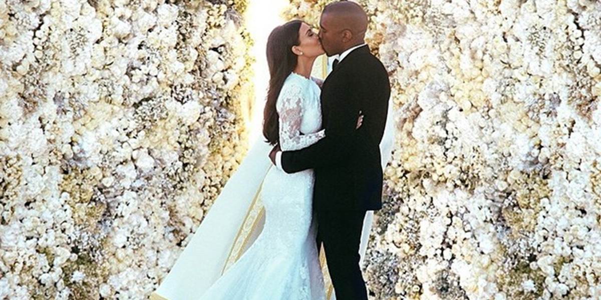 Svadobná fotka Kim Kardashian a Kanyeho Westa drží rekord na Instagrame