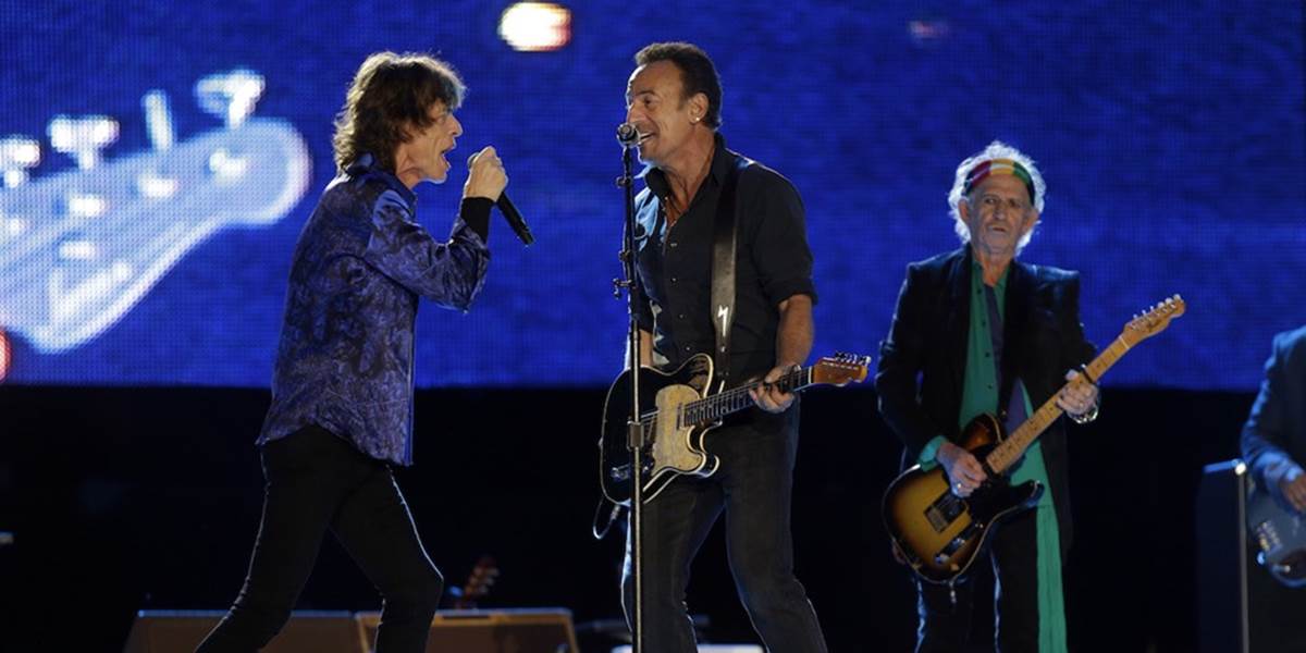 Bruce Springsteen si zahral s The Rolling Stones