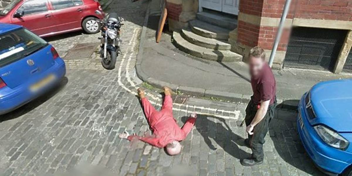 FOTO Vražda priamo na Google Street View!