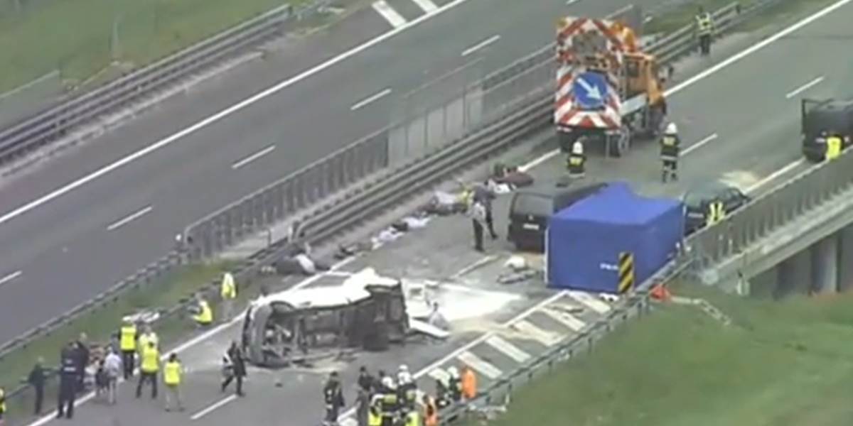 Ťažká dopravná nehoda na diaľnici v Poľsku: Sedem obetí a šesť zranených!