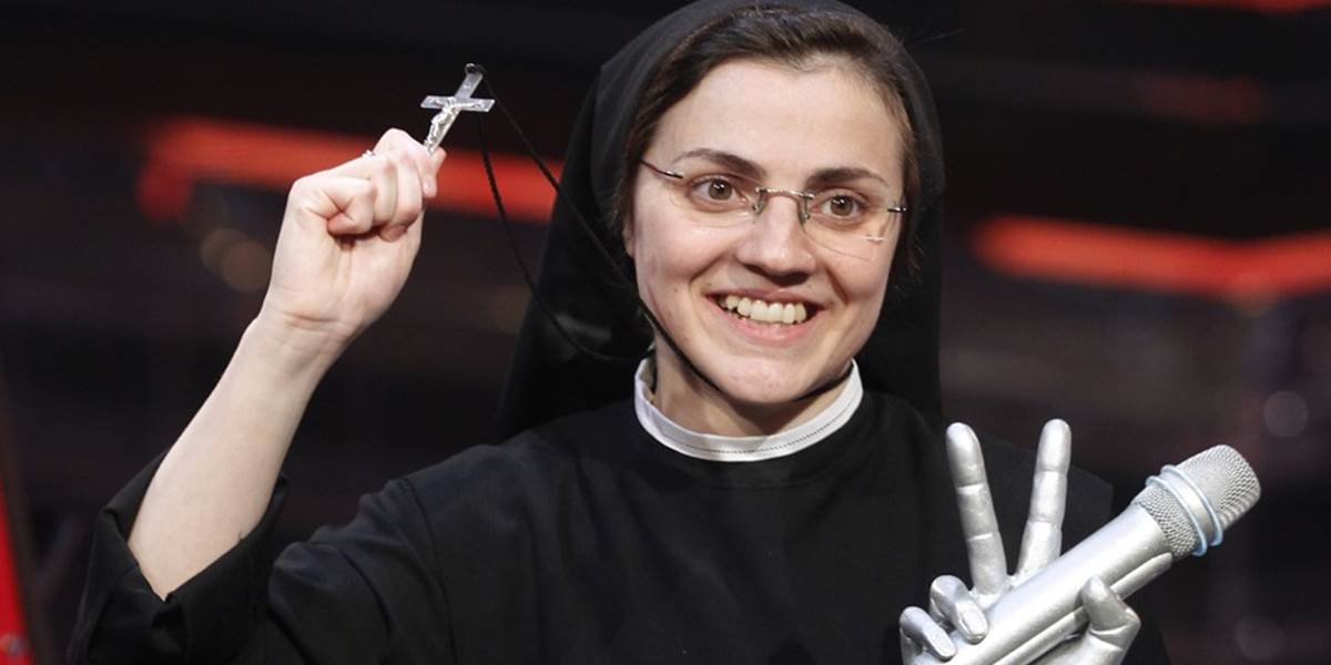 Spievajúca mníška zvíťazila v televíznej súťaži Hlas Talianska!