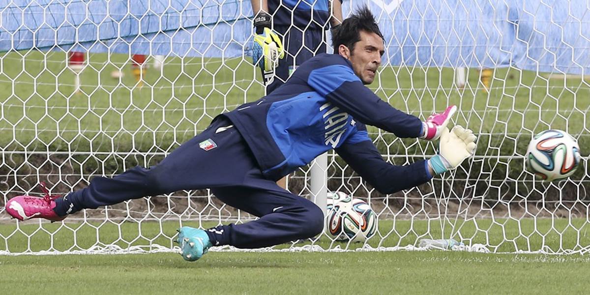 Taliani proti Anglicku bez Buffona, tvrdí Gazzetta dello Sport