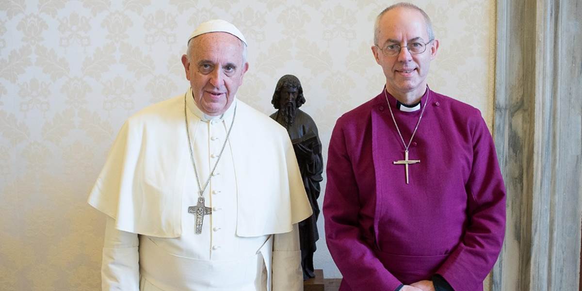 Pápež František sa vo Vatikáne stretol s najvyšším predstaviteľom anglikánov