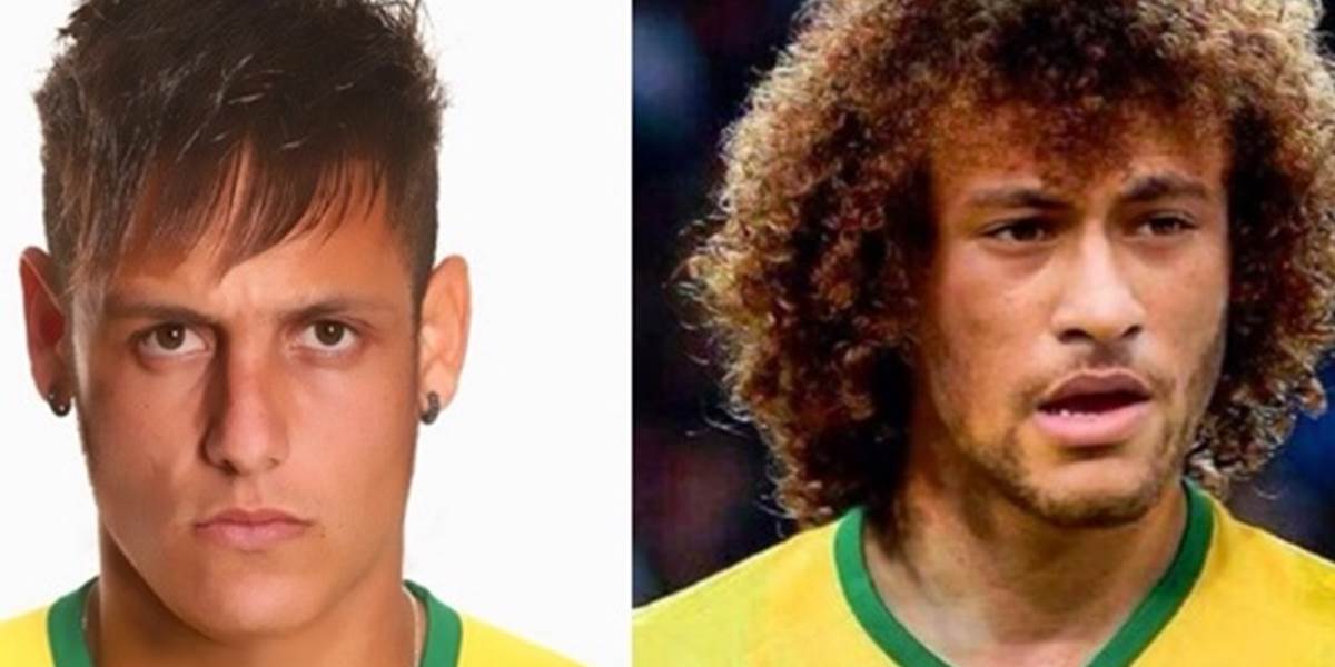 FOTO Pozrite sa, ako by David Luiz a Neymar vyzerali s vymenenými účesmi