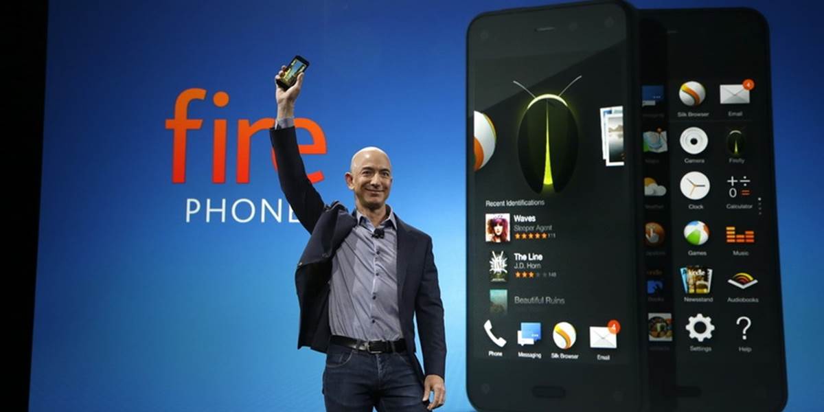 Amazon predstavil telefón Fire Phone, jeho displej zvládne 3D zobrazovanie