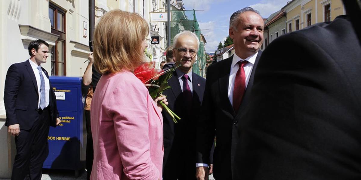 Andrej Kiska po prvý raz vo funkcii hlavy štátu navštívil Banskú Bystricu