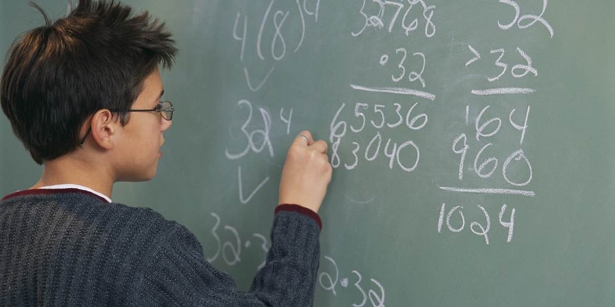 Štvrtina detí si myslí, že vyniká v matematike