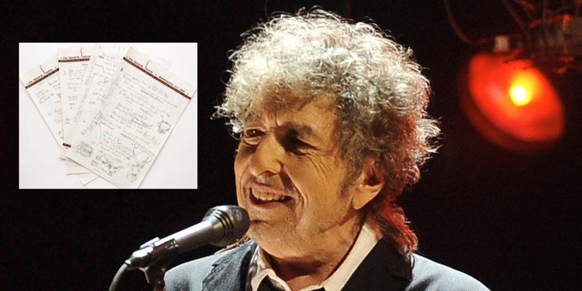 Rukopis piesne Boba Dylana Like a Rolling Stone predali za 2 milióny dolárov