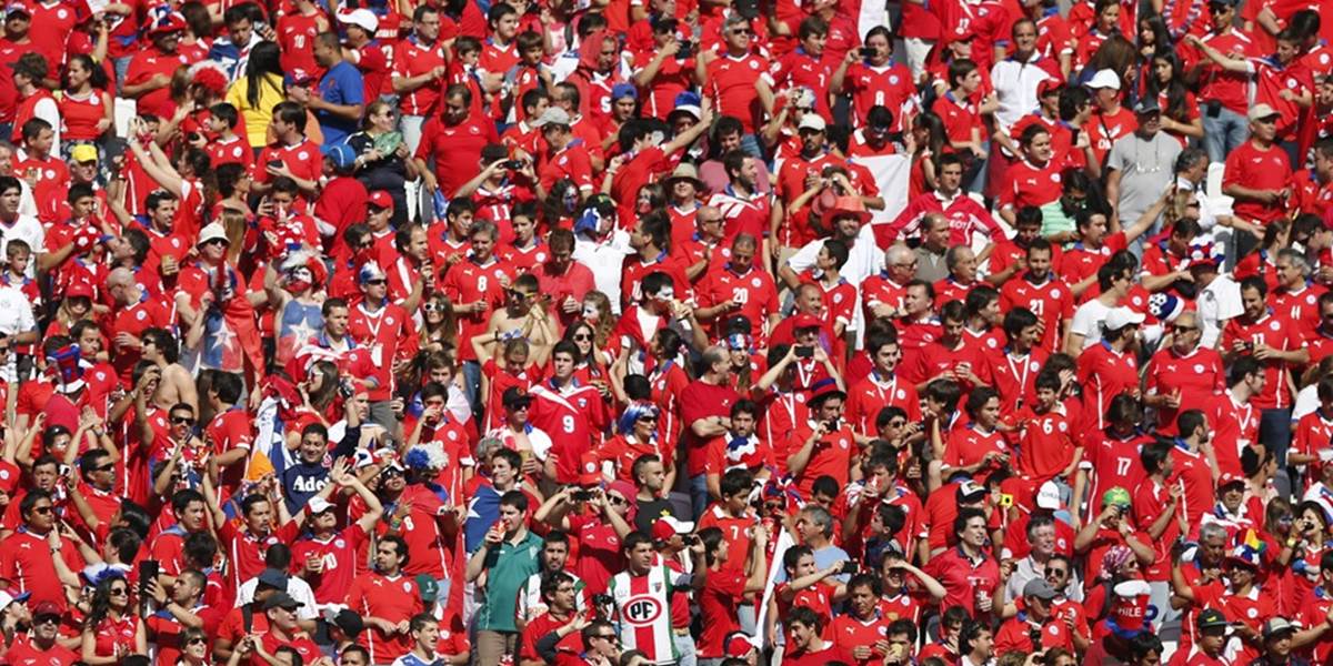 FIFA udelila Čile pokutu pre výtržnosti fanúšikov