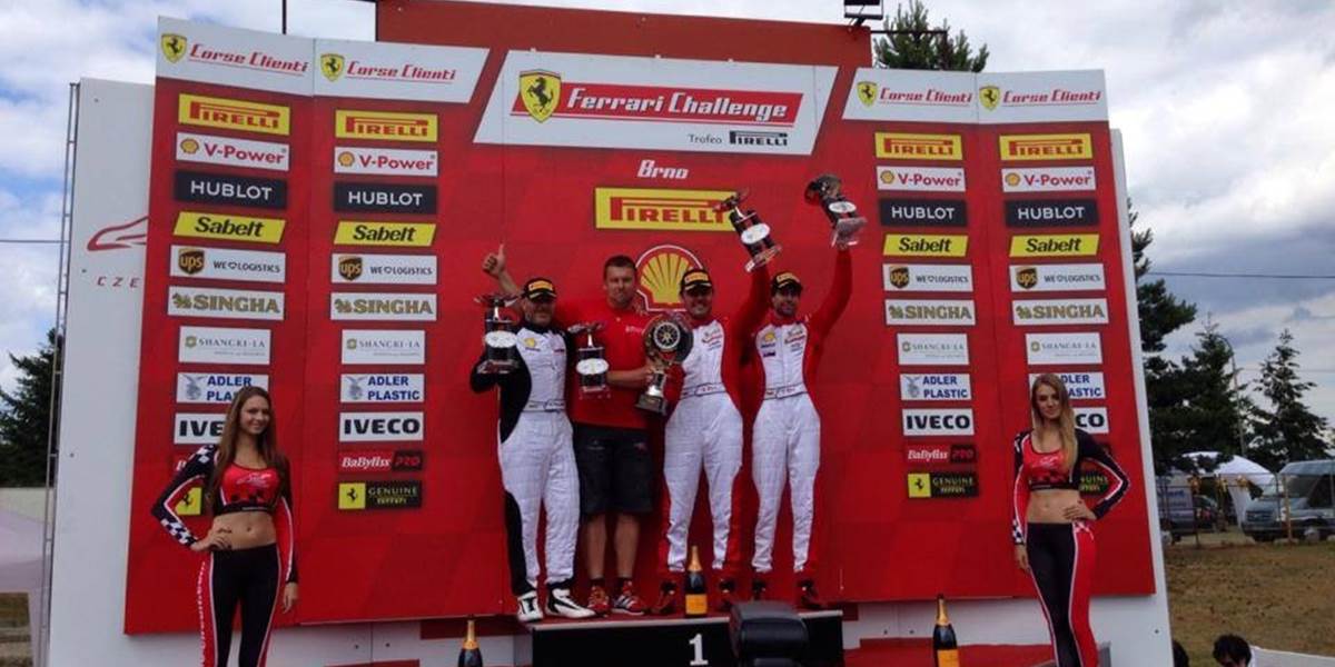 Tomáš Kukučka víťazom Ferrari Challenge v Brne: Cenné víťazstvo