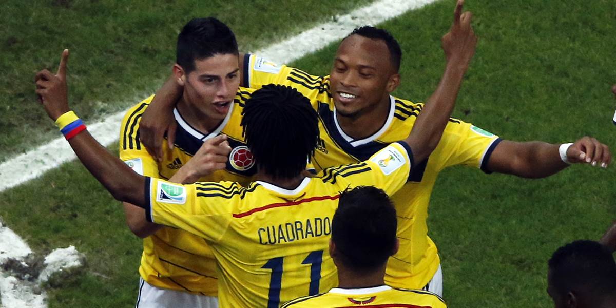 Kolumbia cez Uruguaj do štvrťfinále proti Brazílii