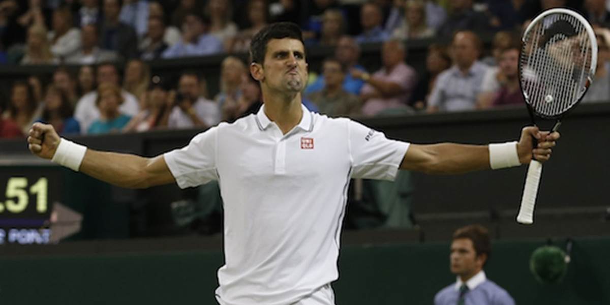 Wimbledon: Djokovič získal proti Tsongovi už 18 setov v rade