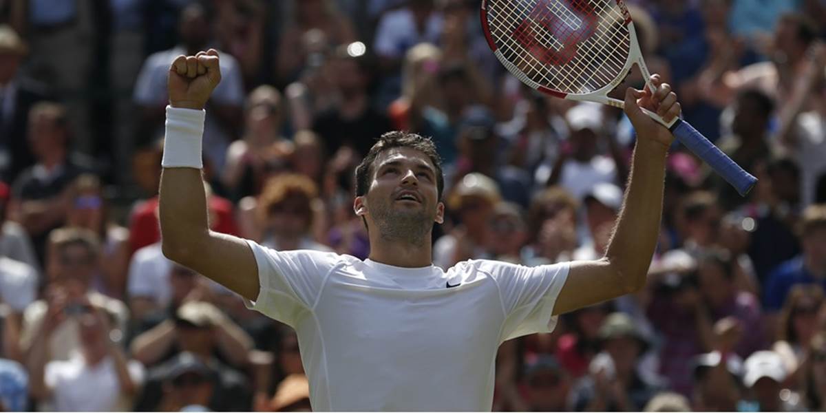 Wimbledon: Dimitrov cez obhajcu trofeje Murrayho do 1. semifinále na GS