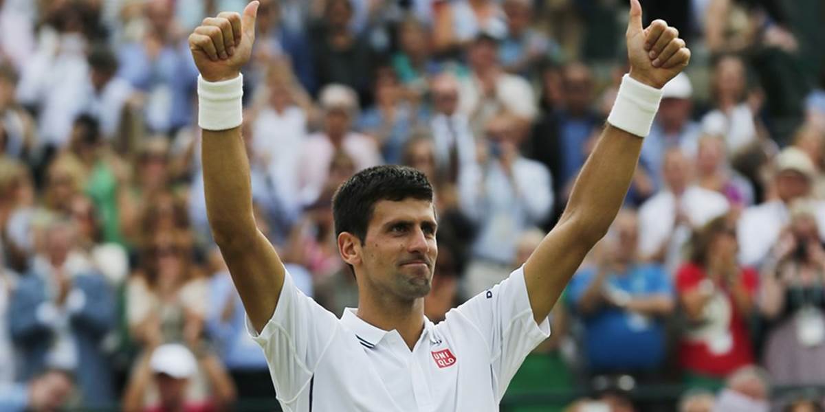 Wimbledon: Djokovič z 1:2 cez Čiliča do semifinále s Dimitrovom