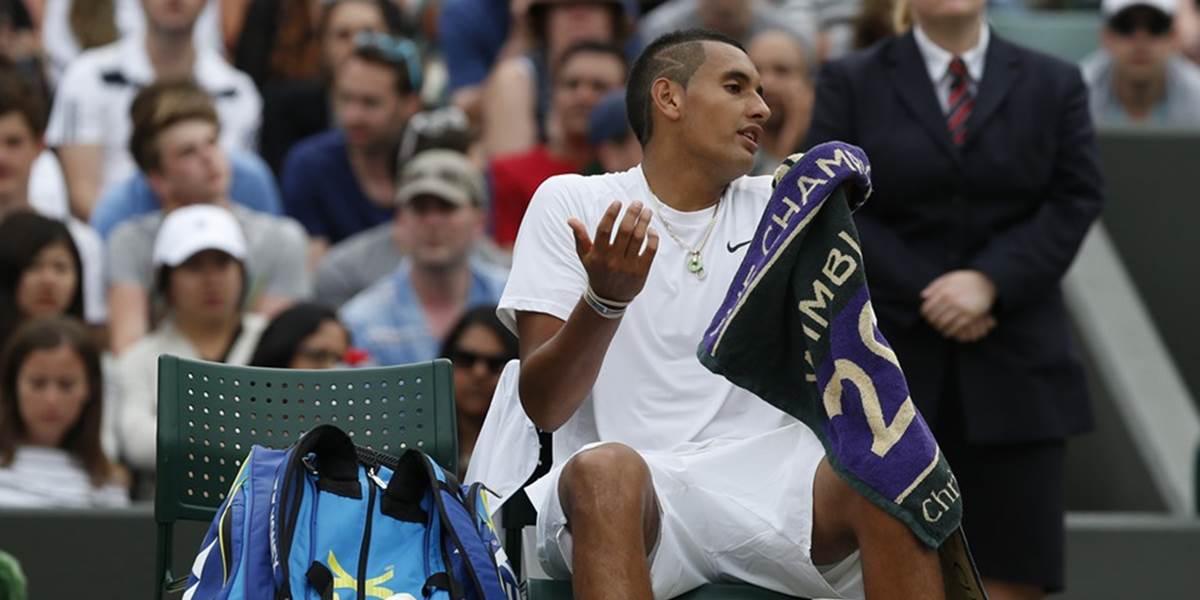 Wimbledon: Kyrgios nekomentoval správy o rozchode s koučom