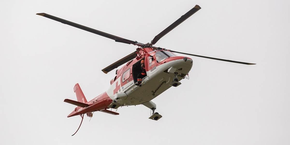Vrtuľník dnes pomáhal žene v Tatrách i mužovi na Záhorí