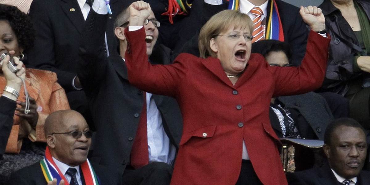 Na finále letia do Brazílie Merkelová aj Gauck