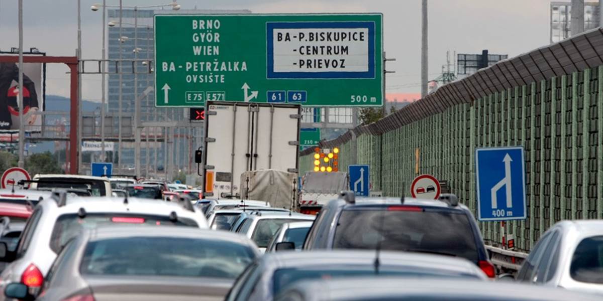 Na bratislavskom úseku diaľnice D1 sa zmení organizácia dopravy